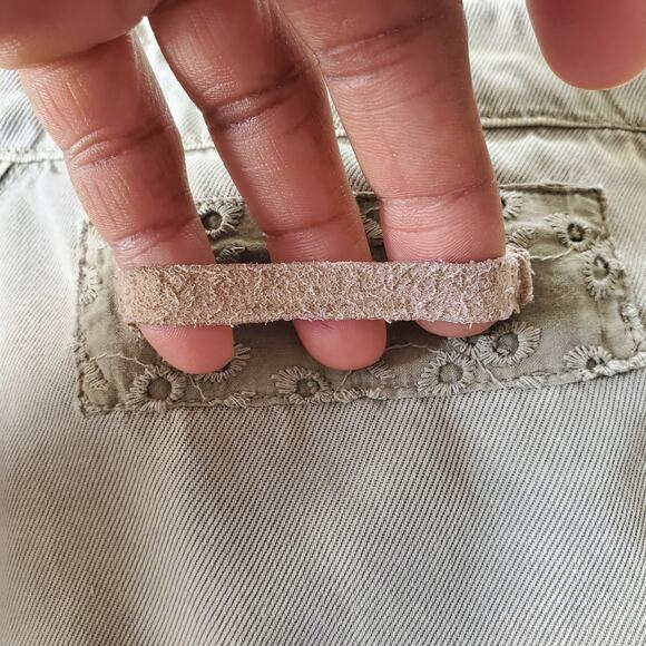 Max Jeans Olive Green Lightweight Utililty Jacket Size M - Picture 8 of 10